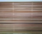 Cedar Hit and Miss Fence Panel