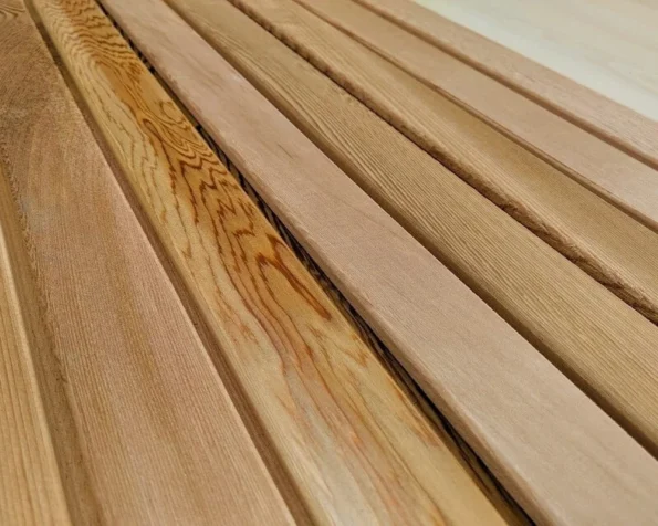 cedar interlocking slats