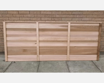 Cedar Solid Fence Panel