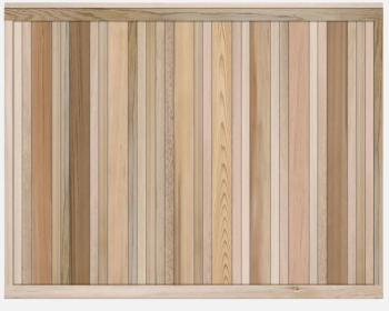 Cedar Wall Fence Panel