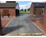 Flamed Dark Grey Granite Paving – 1