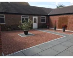 Flamed Dark Grey Granite Paving – 1
