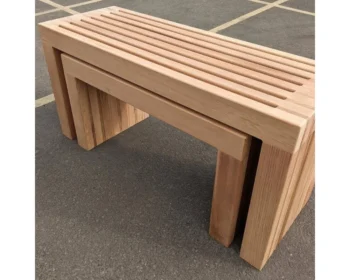 Our pair of cedar benches can be tailored to suit any unique requirements.