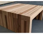 Slatted Cedar Coffee Table – 1