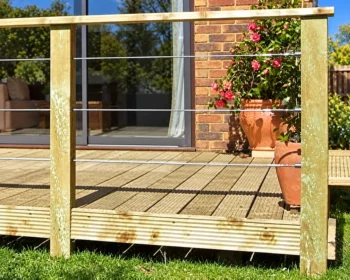 Balustrade Wire - DIY - Flat Mount